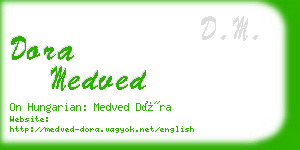 dora medved business card